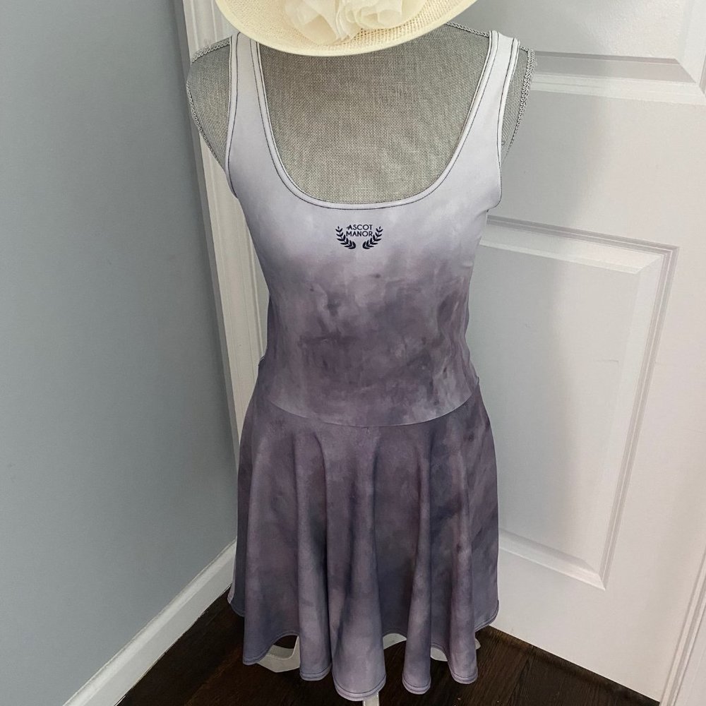 "Ascot Manor" Cute and Unique Sleeveless Tie Dye Dress